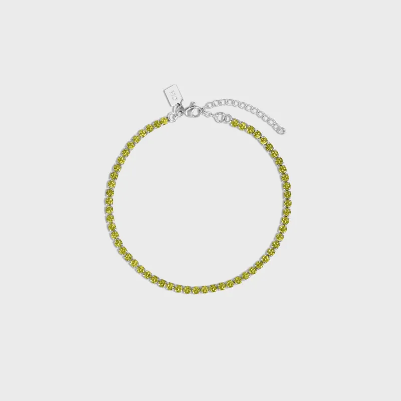 Crystal Haze Serena Anklet - Olive made by Crystal Haze