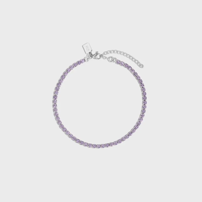 Crystal Haze Serena Anklet - Lavender made by Crystal Haze