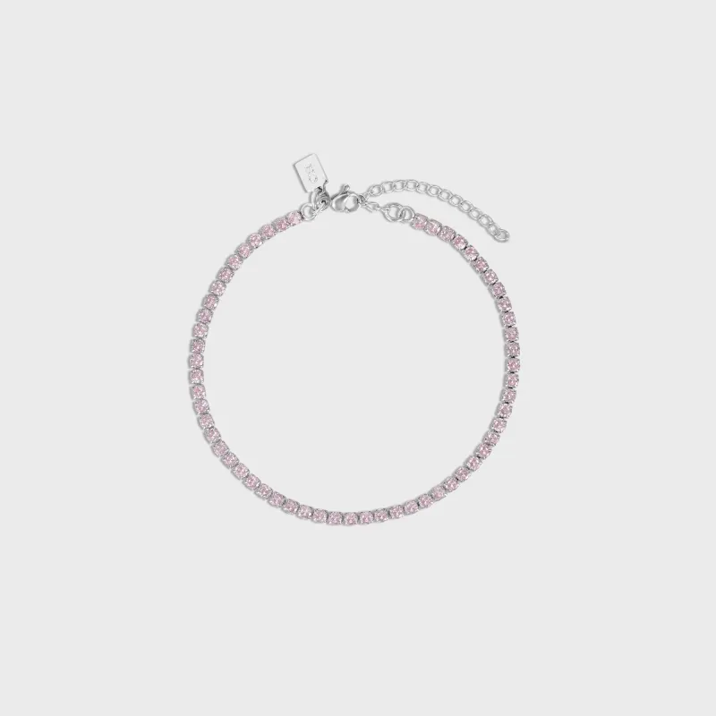 Crystal Haze Serena Anklet - Bubblegum Pink made by Crystal Haze