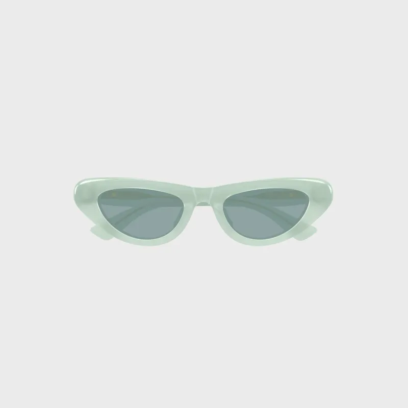 Bottega Veneta Bombe Cat-Eye Sunglasses - Green made by Bottega Veneta