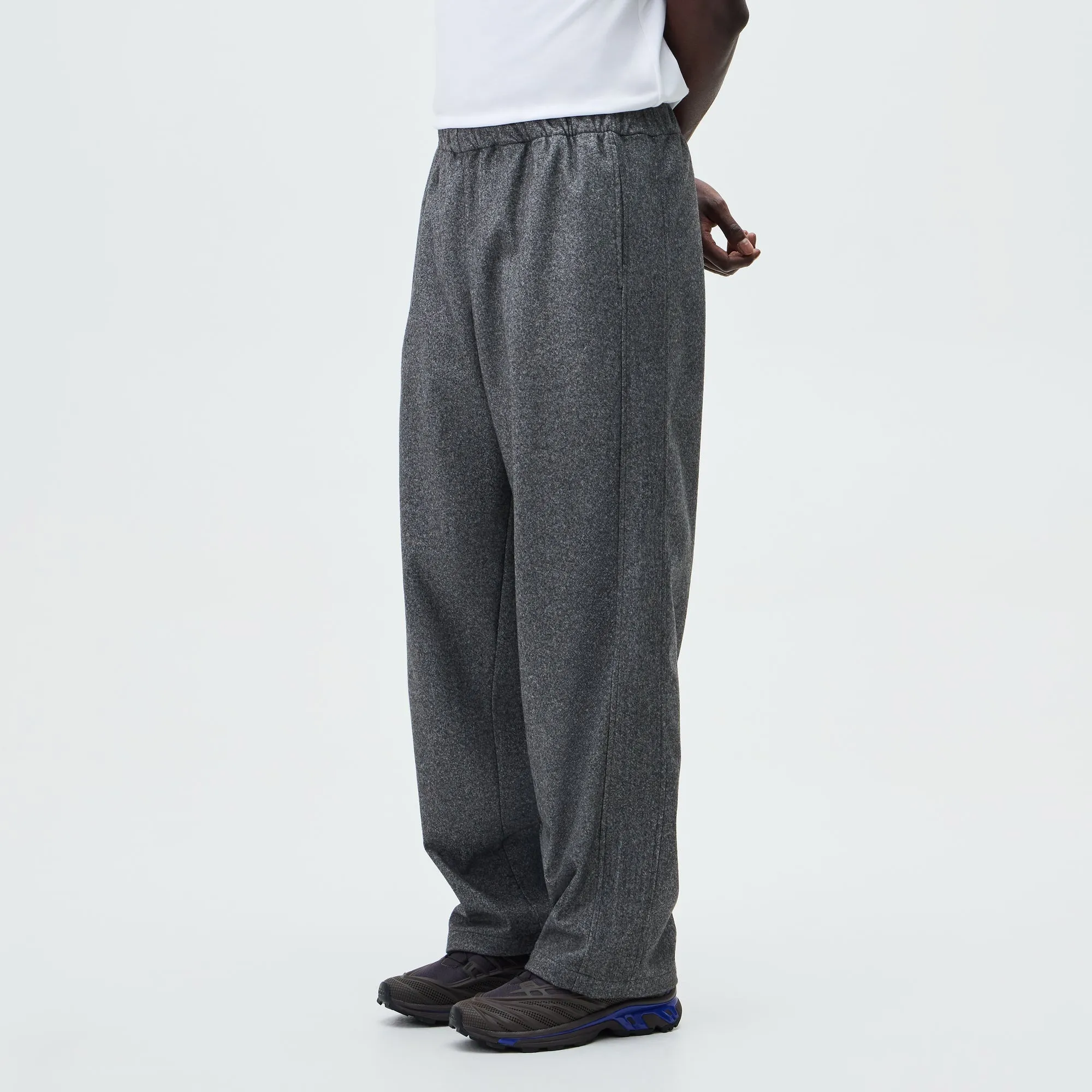 &Kin Flannel Jersey Matthias Track Pant - Charcoal Heather sold by Kith product image thumbnail 2