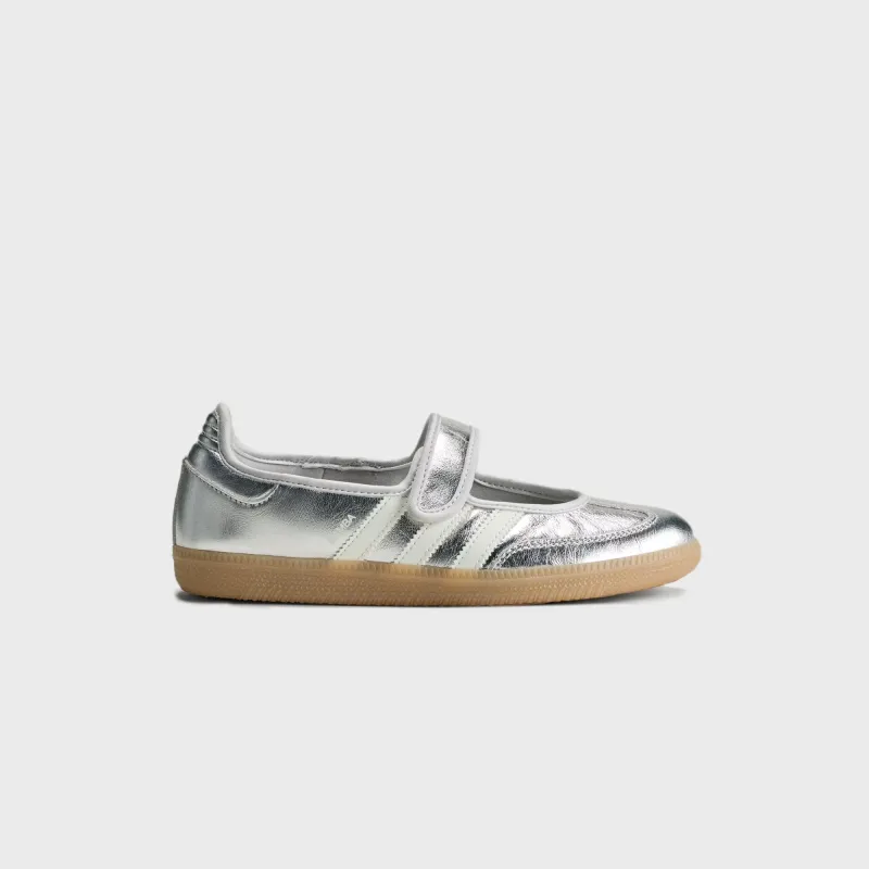 adidas WMNS Samba Jane - Silver Metallic / Off White / Gum made by Adidas