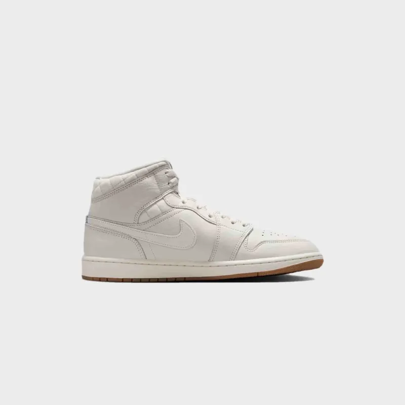 Jordan Air Jordan 1 Mid SE - Phantom / Gum Dark Brown / University Red / Sail made by Jordan
