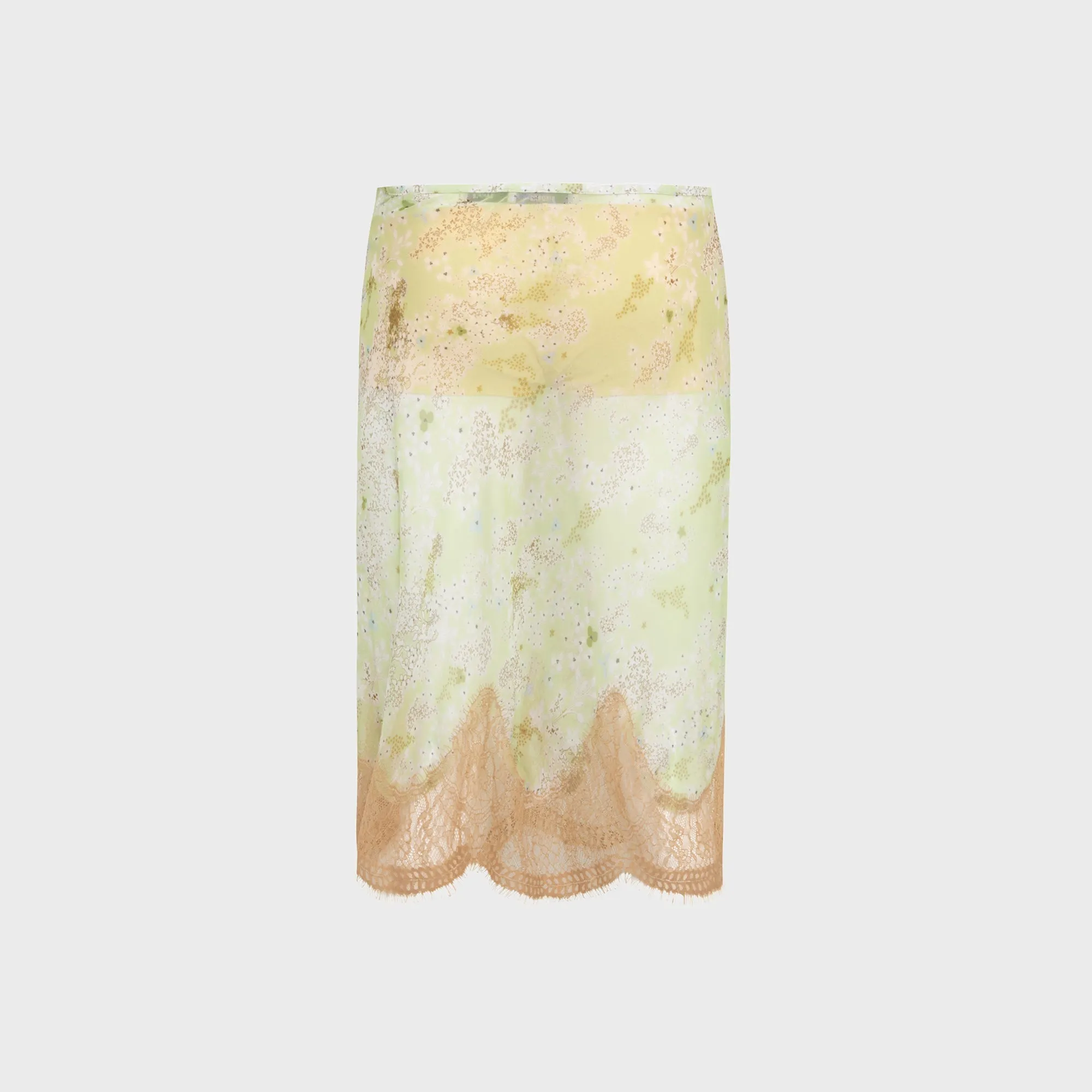 Siedres Colette Printed Chiffon Lace Hem Midi Skirt - Multi sold by Kith product image thumbnail 2