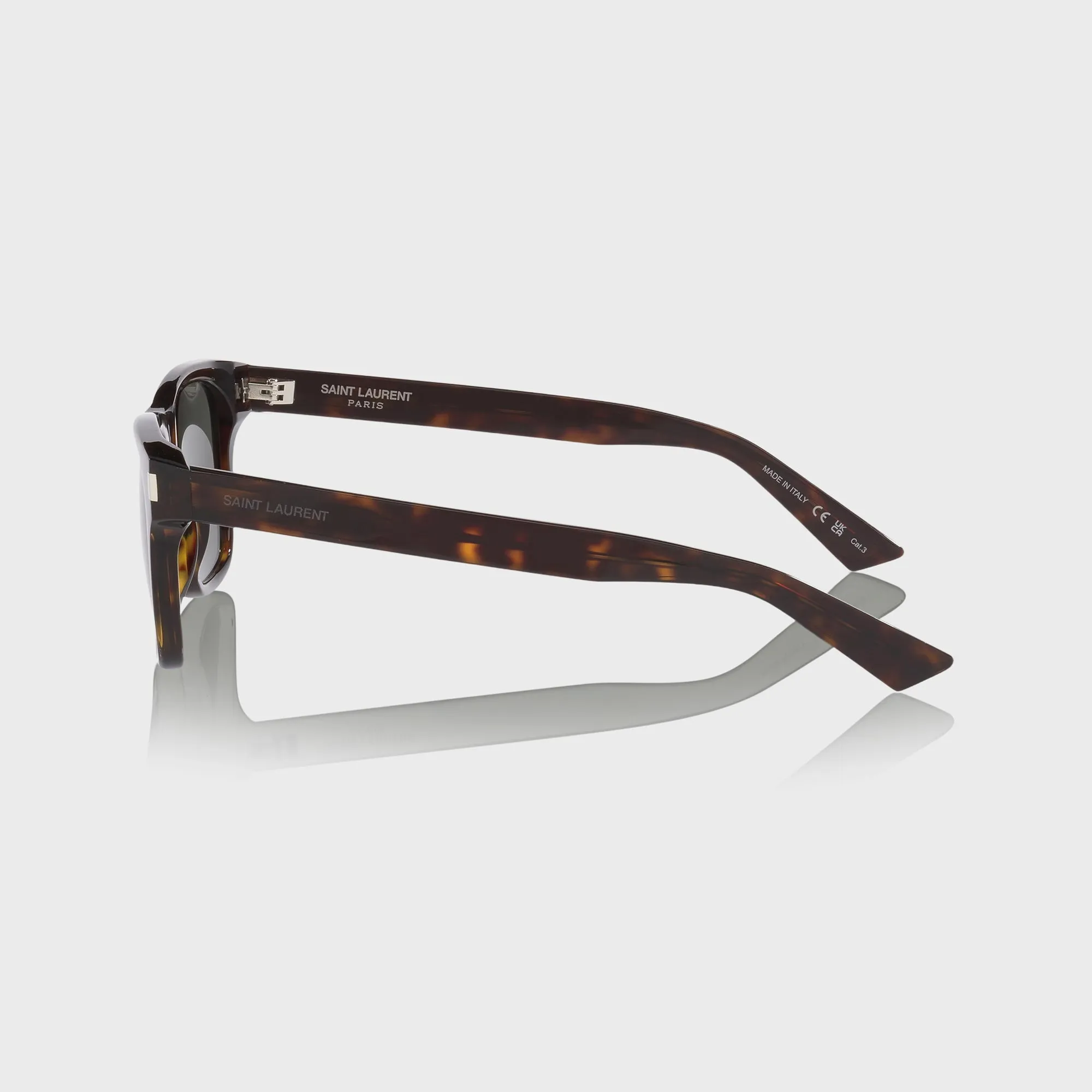 Saint Laurent Sl875-004 Rectangle Sunglasses - Brown / Grey sold by Kith product image thumbnail 3