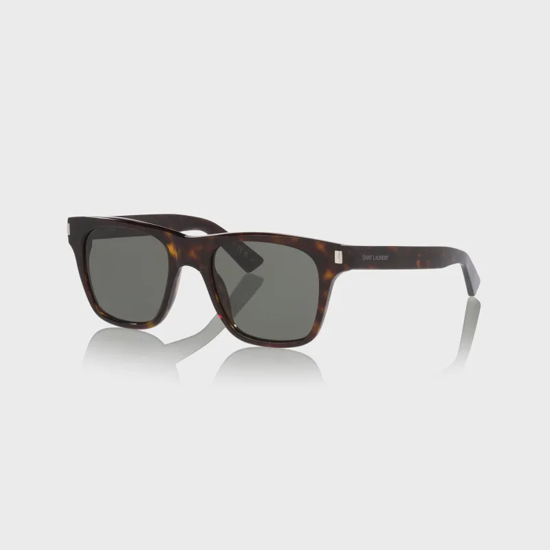 Saint Laurent Sl875-004 Rectangle Sunglasses - Brown / Grey made by Yves Saint Laurent