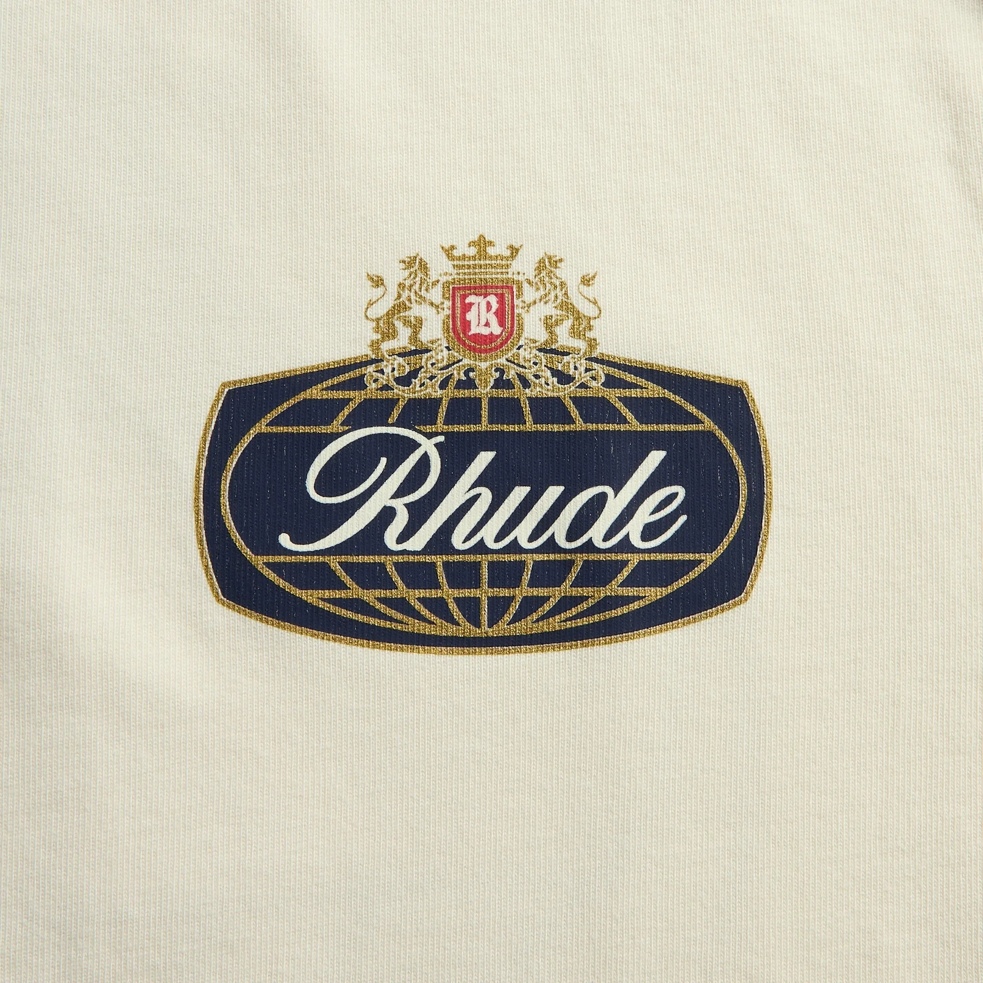 Rhude Safari Crest Tee - Vintage White / Blue / Red sold by Kith product image thumbnail 3