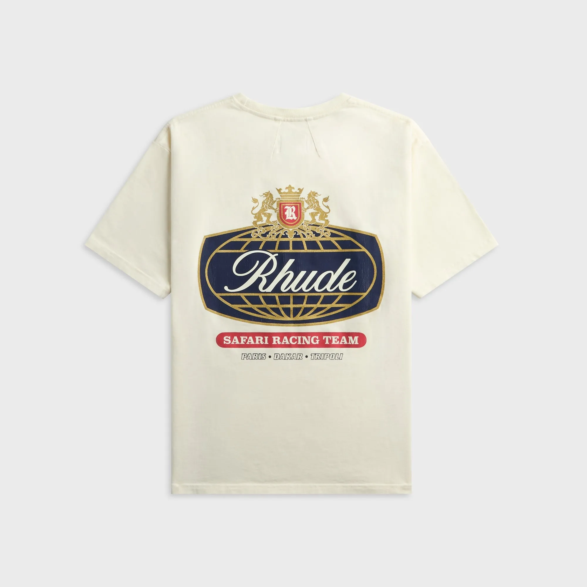 Rhude Safari Crest Tee - Vintage White / Blue / Red sold by Kith product image thumbnail 2