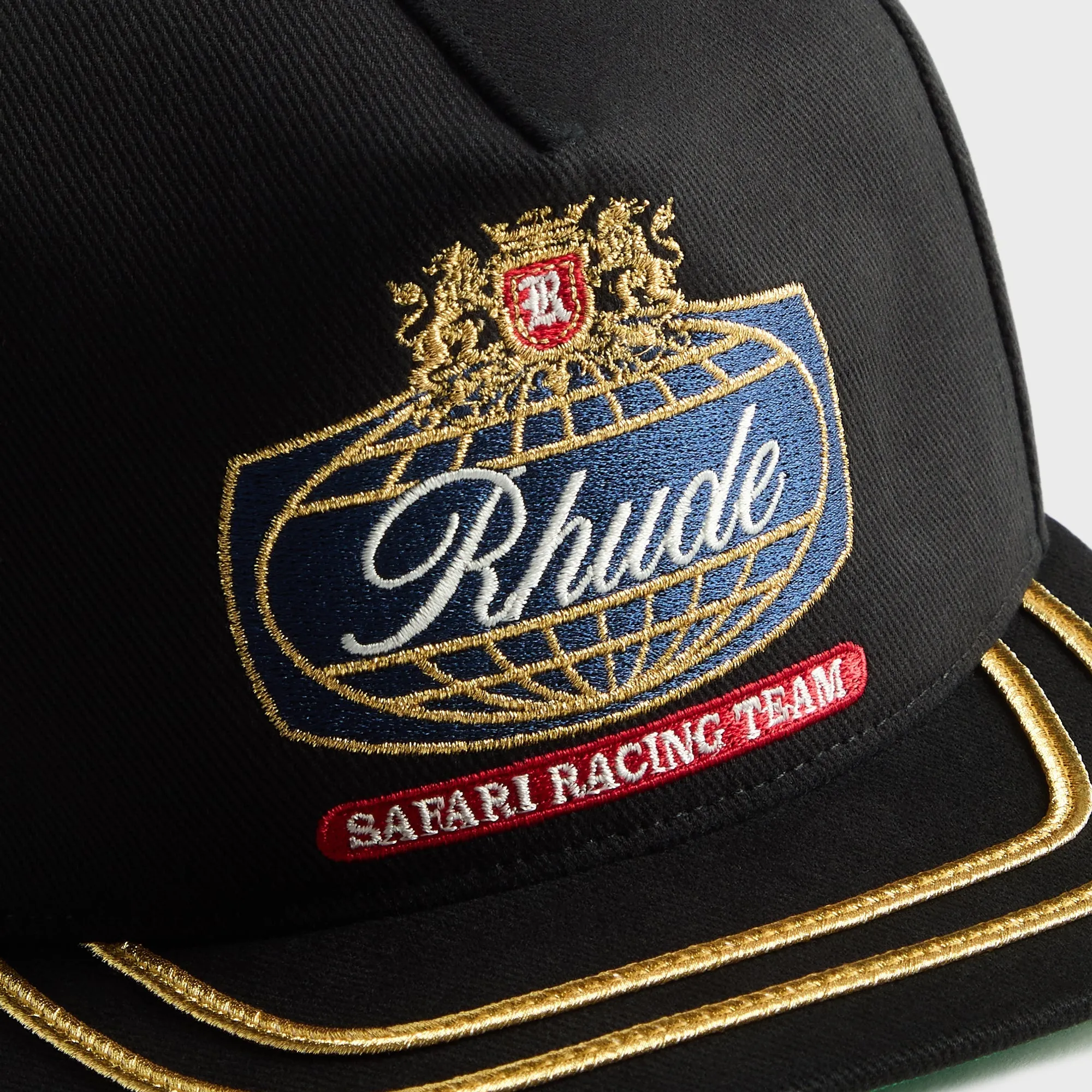 Rhude Safari Crest Hat - Black / Navy sold by Kith product image thumbnail 3