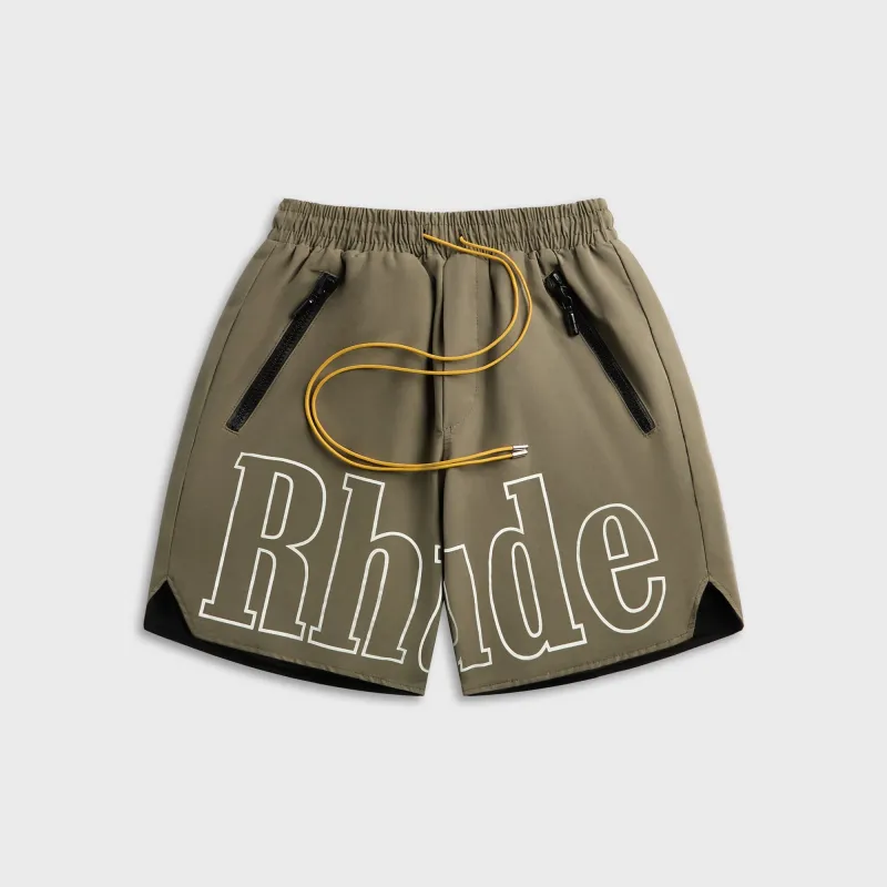 Rhude Logo Short - Taupe made by Rhude