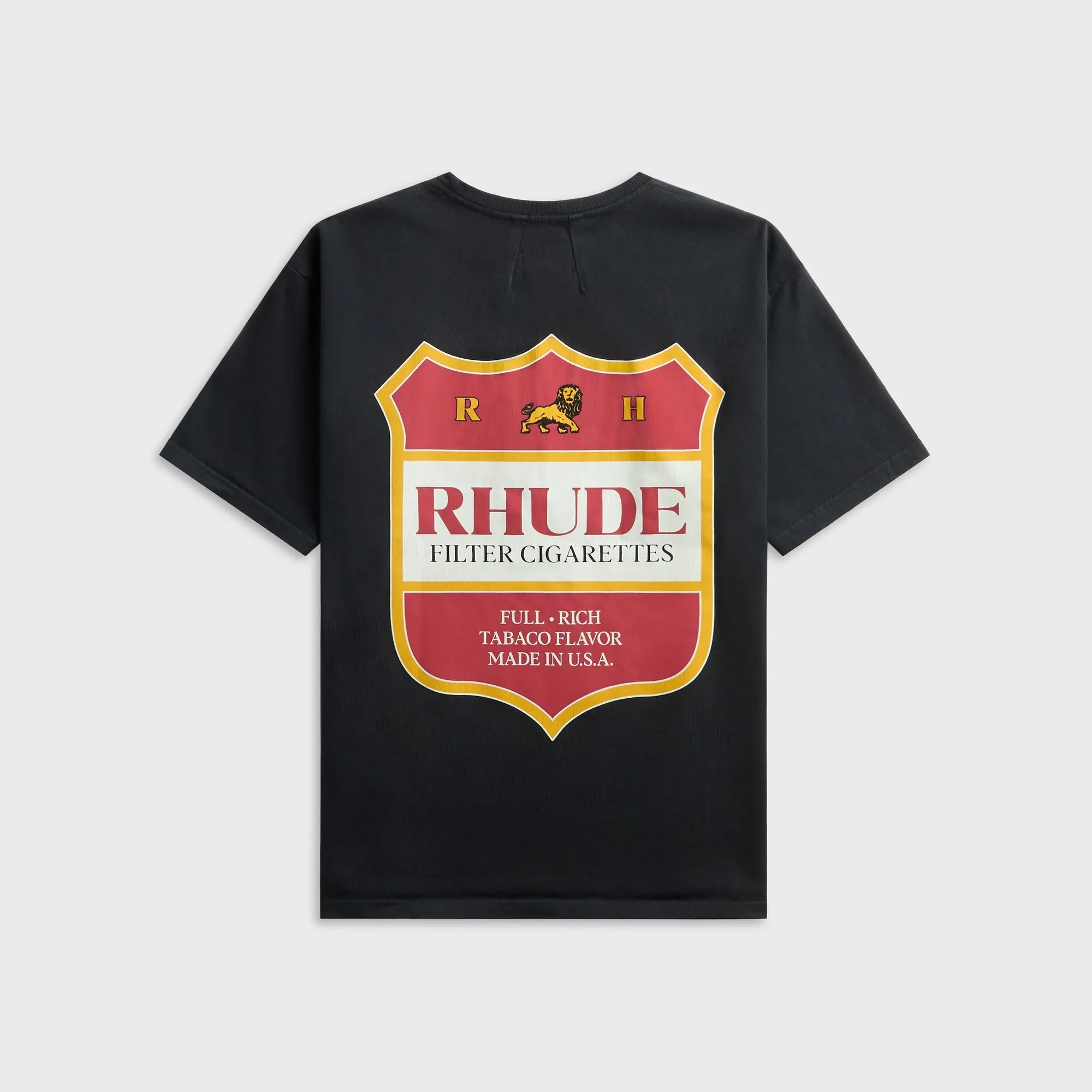 Rhude Filtaro Crest Tee - Vintage Black / Red / Yellow sold by Kith product image thumbnail 2