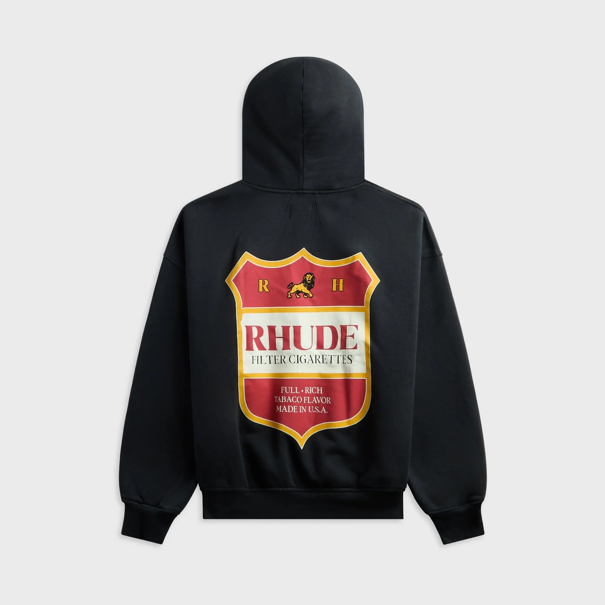 Rhude Filtaro Crest Hoodie - Vintage Black / Red / Yellow sold by Kith product image thumbnail 2