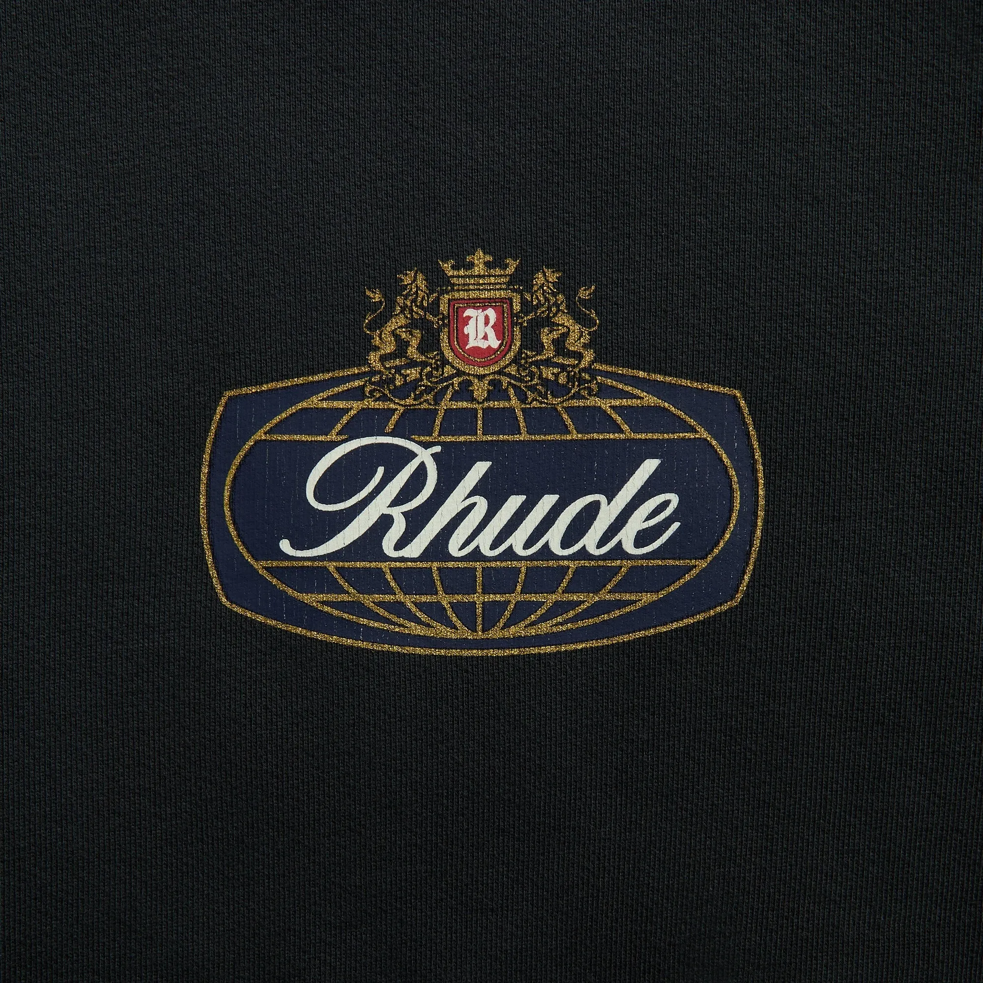 Rhude Crest Hoodie - Vintage Black / Blue / Red sold by Kith product image thumbnail 3