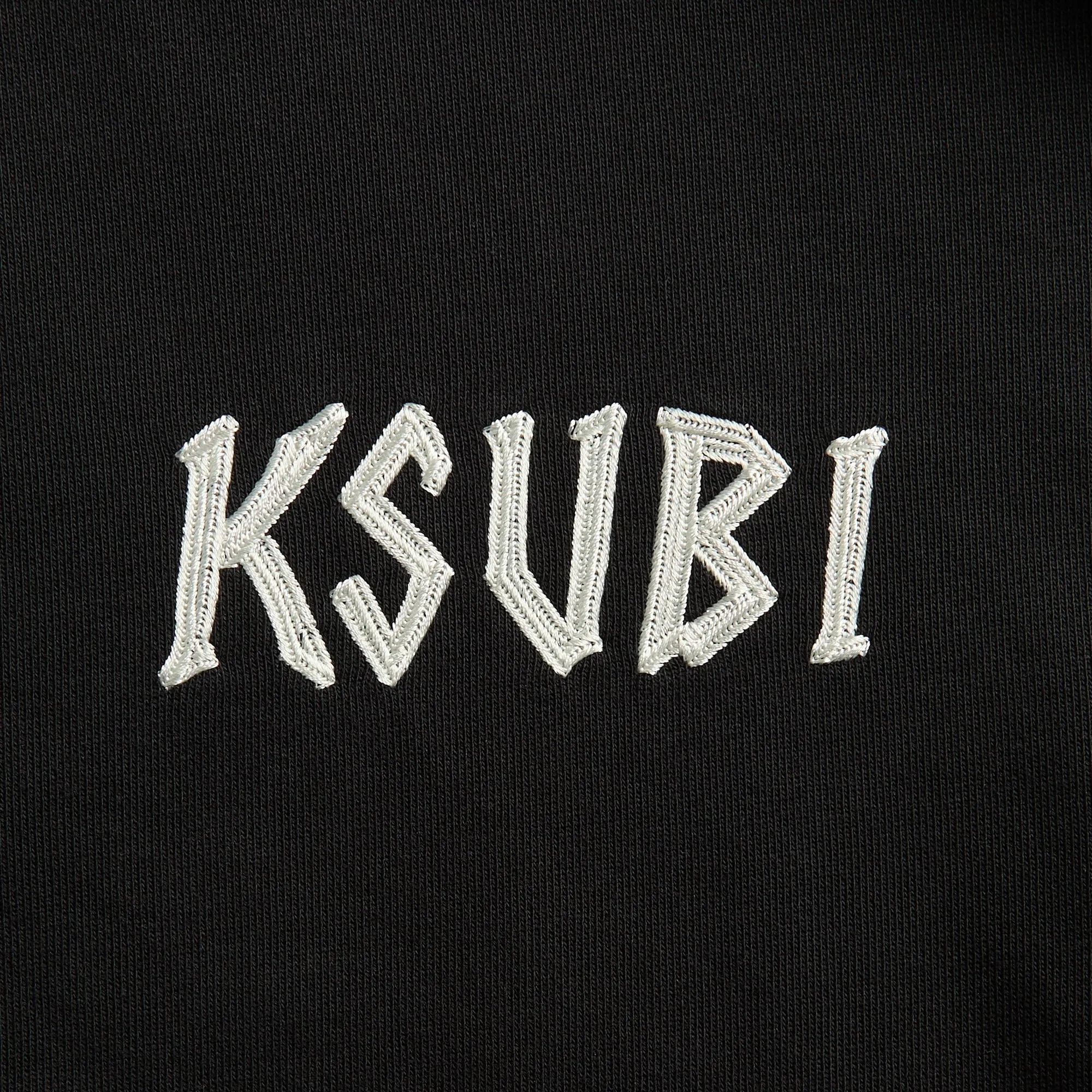 Ksubi Stay Up Ekcess Zip Hoodie - Faded Black sold by Kith product image thumbnail 3