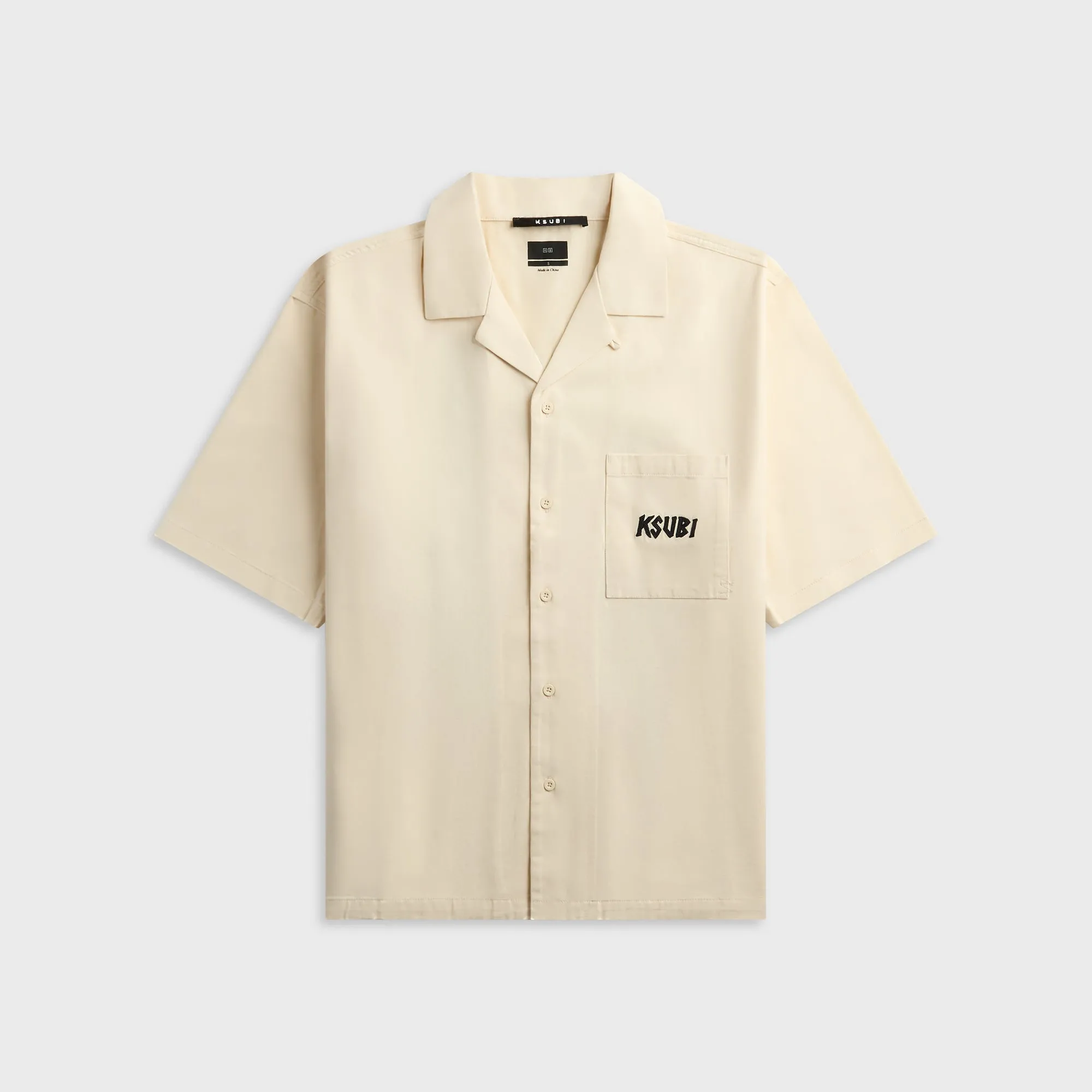 Ksubi 1999 Diner Short Sleeve Shirt - Ecru sold by Kith