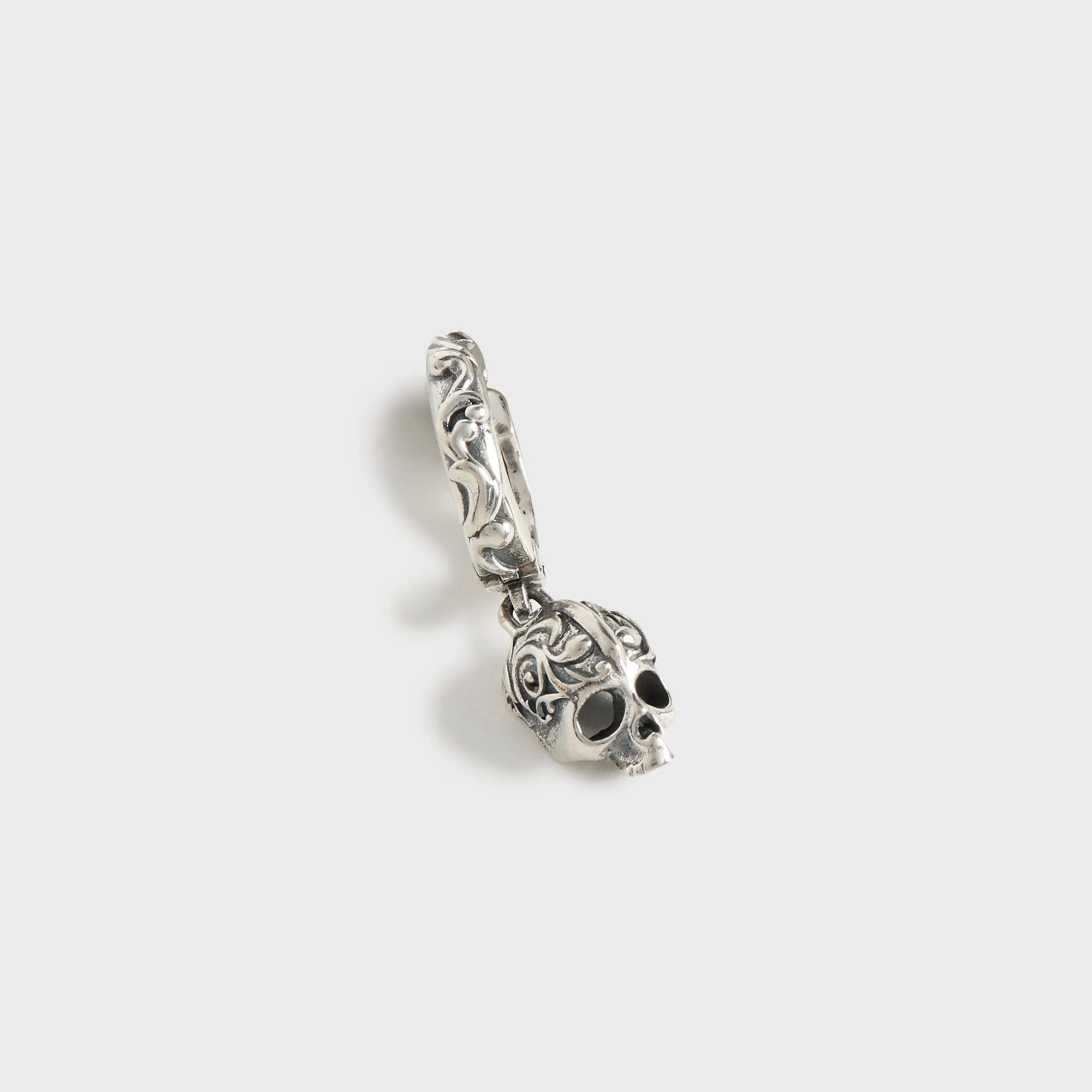 Emanuele Bicocchi Flourish Skull Earring - Silver sold by Kith product image thumbnail 2