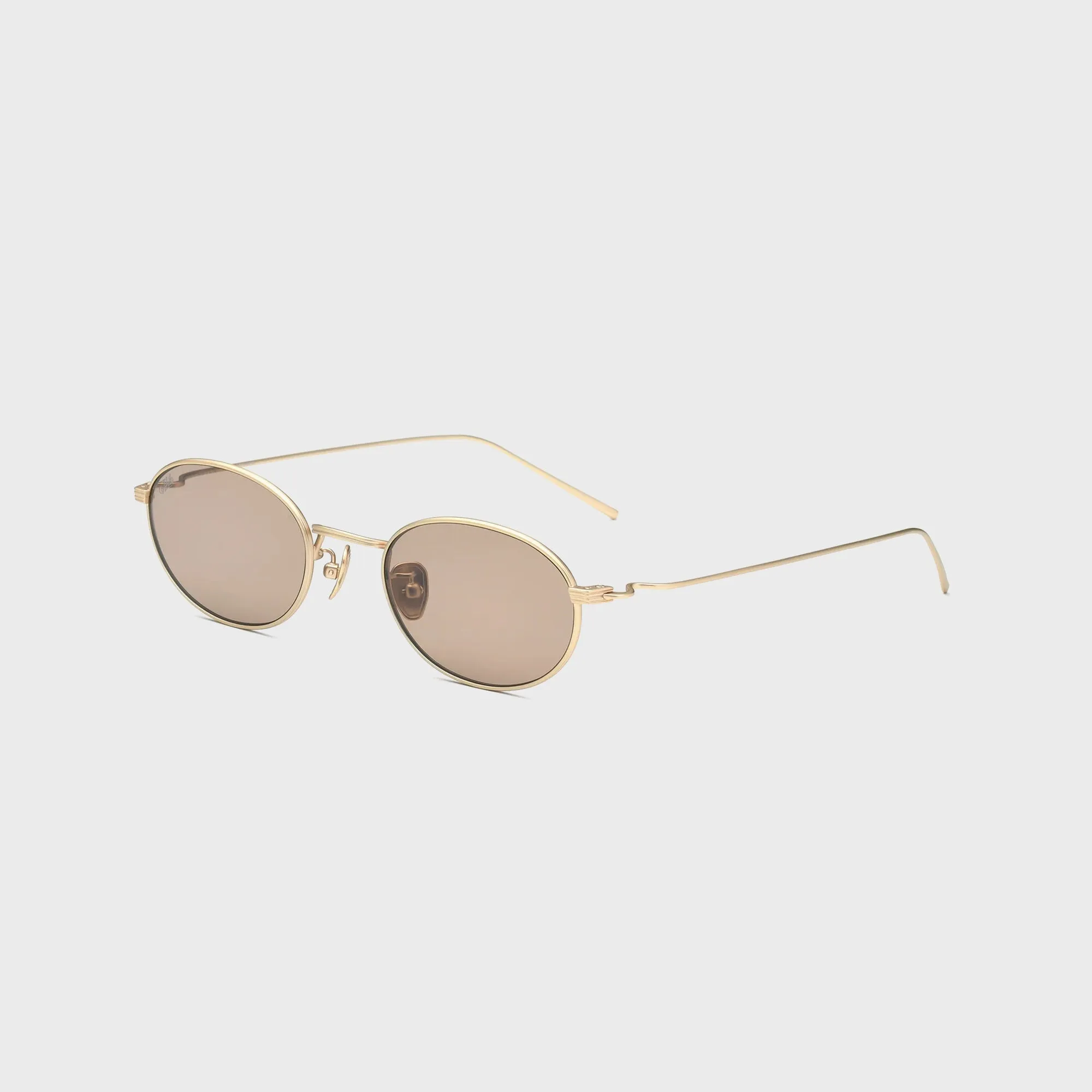 Akila Petal Sunglasses - Brushed Gold / Dark Khaki sold by Kith product image thumbnail 2