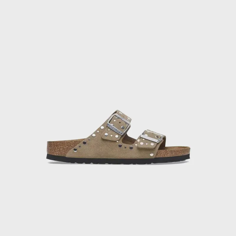 Birkenstock WMNS Arizona Rivets - Taupe made by Birkenstock