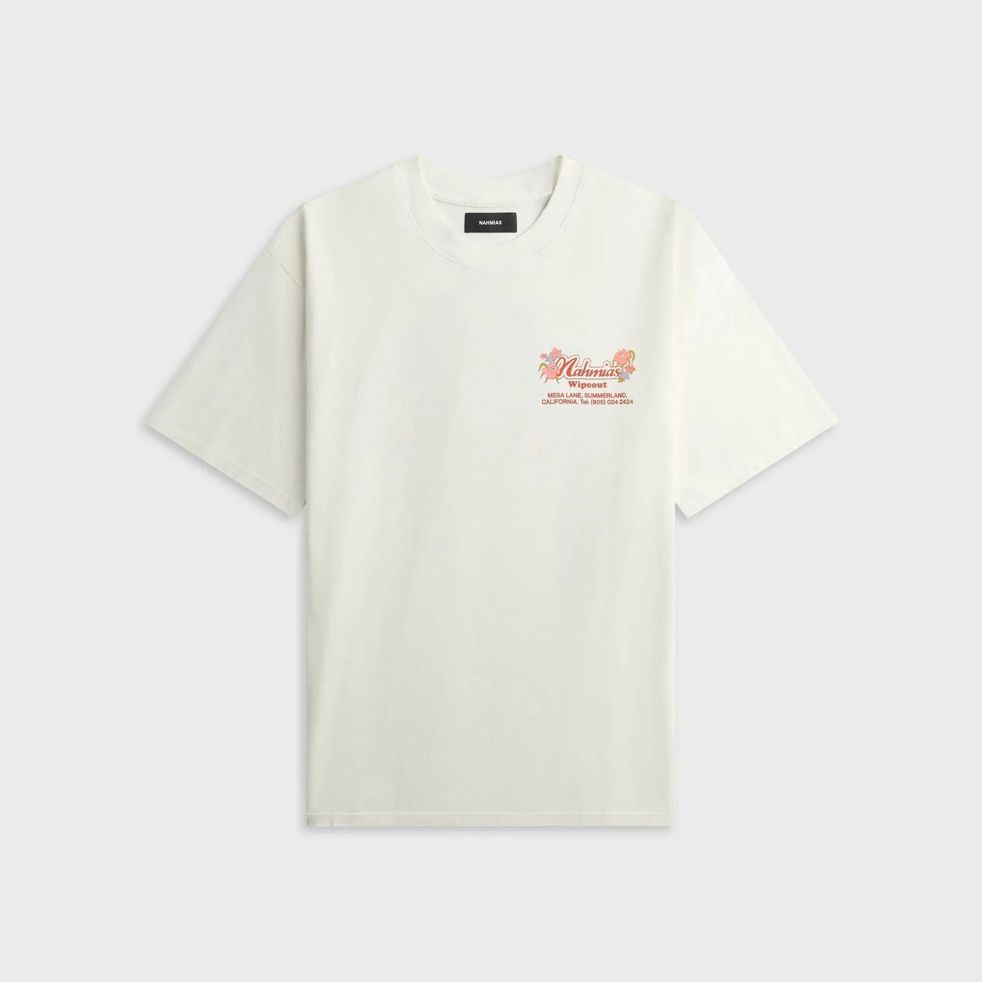NAHMIAS Wipeout Surf Shop Boxy Tee - White sold by Kith