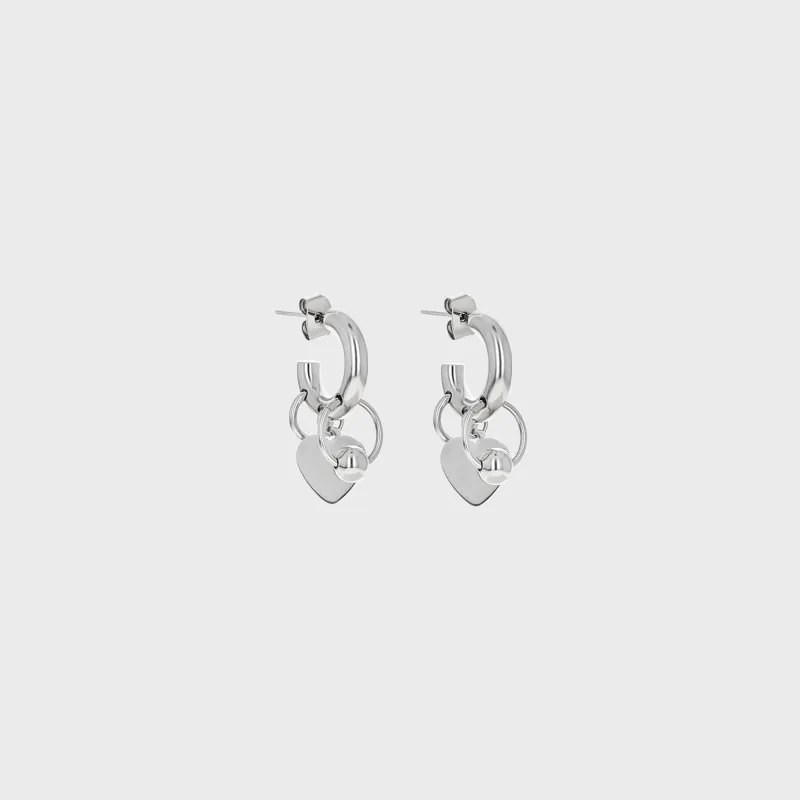 Justine Clenquet Kiki Earrings - Palladium made by Justine Clenquet