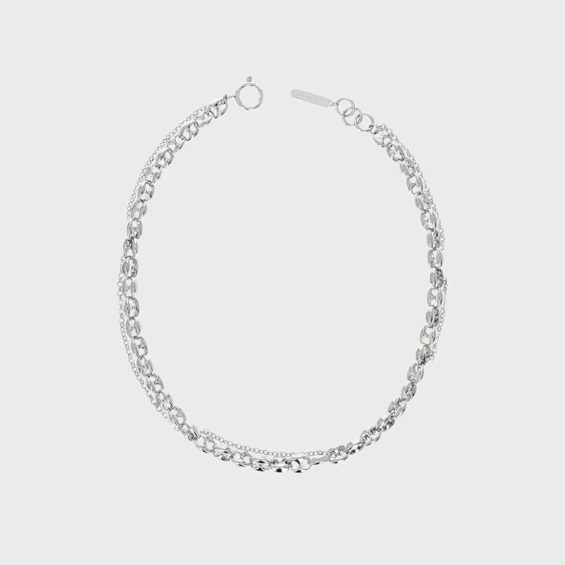 Justine Clenquet Ibra Necklace - Palladium made by Justine Clenquet