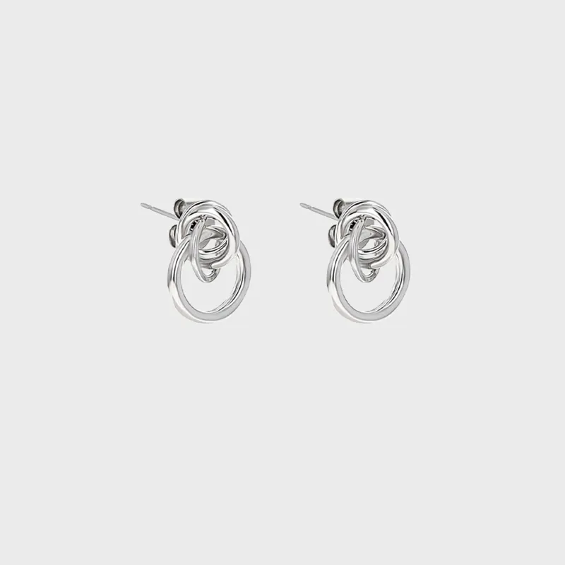 Justine Clenquet Cara Earrings - Palladium made by Justine Clenquet