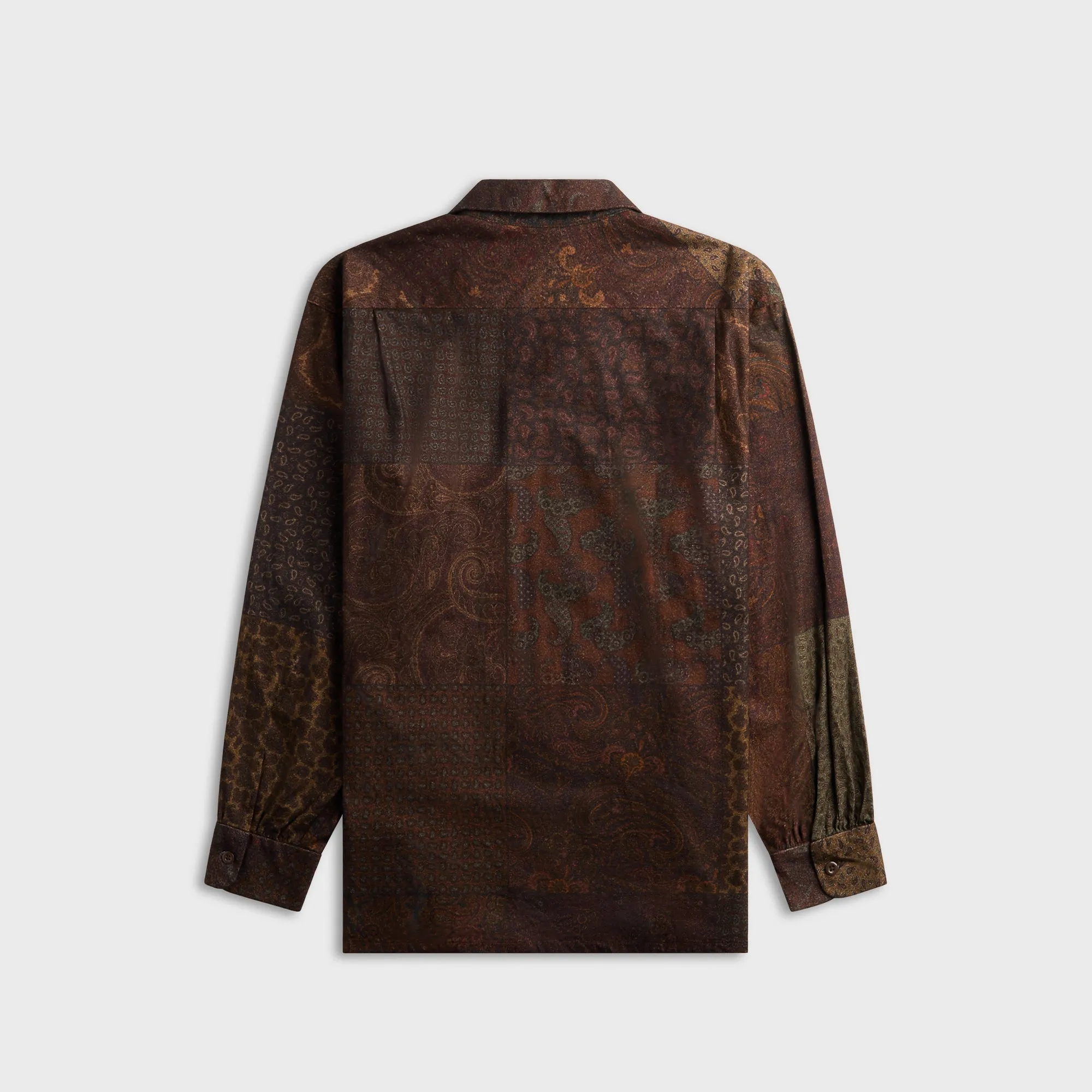 Engineered Garments Paisley PW Print Classic Shirt - Dark Brown sold by Kith product image thumbnail 2