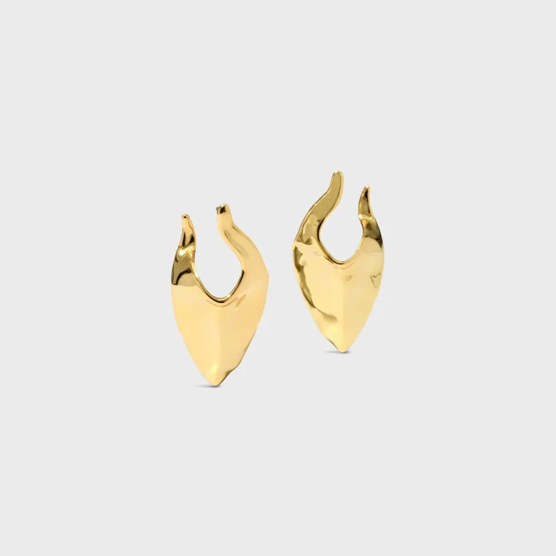 Alexis Bittar Molten Gold Shield Post Earring - Gold made by Alexis Bittar