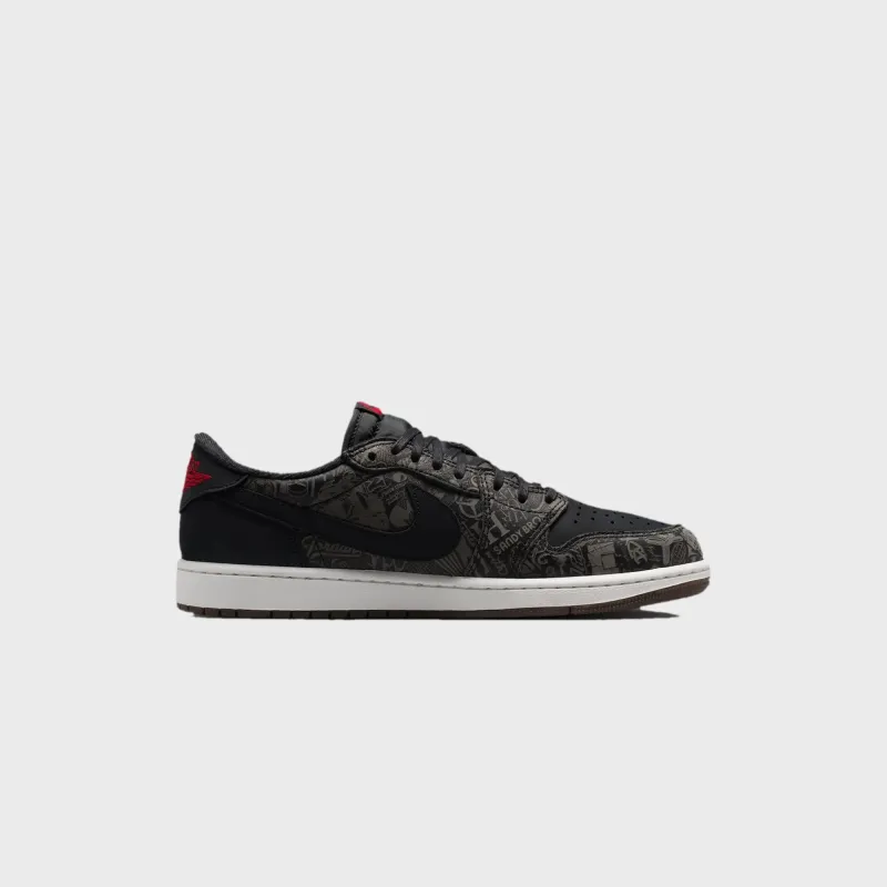 Jordan Air Jordan 1 Low OG - Black / Summit White / Varsity Red made by Jordan