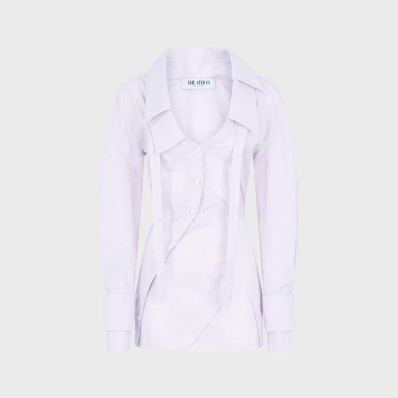 The Attico Mini Dress - White / Pink made by The Attico