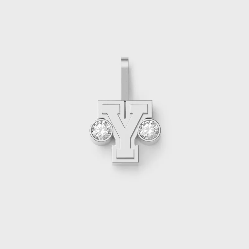 Greg Yuna Sÿlver Babÿ Umlaut Initial 'Y' Pendant - Sterling Silver made by Kith