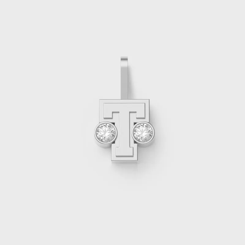 Greg Yuna Sÿlver Babÿ Umlaut Initial 'T' Pendant - Sterling Silver made by Kith