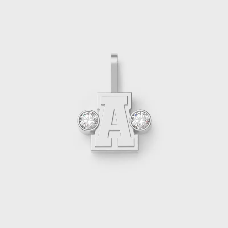 Greg Yuna Sÿlver Babÿ Umlaut Initial 'A' Pendant - Sterling Silver made by Kith