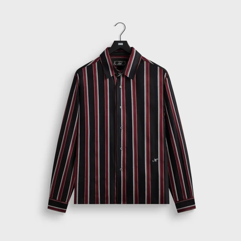 Kith Striped Jacquard Thompson Shirt - Nocturnal made by Kith