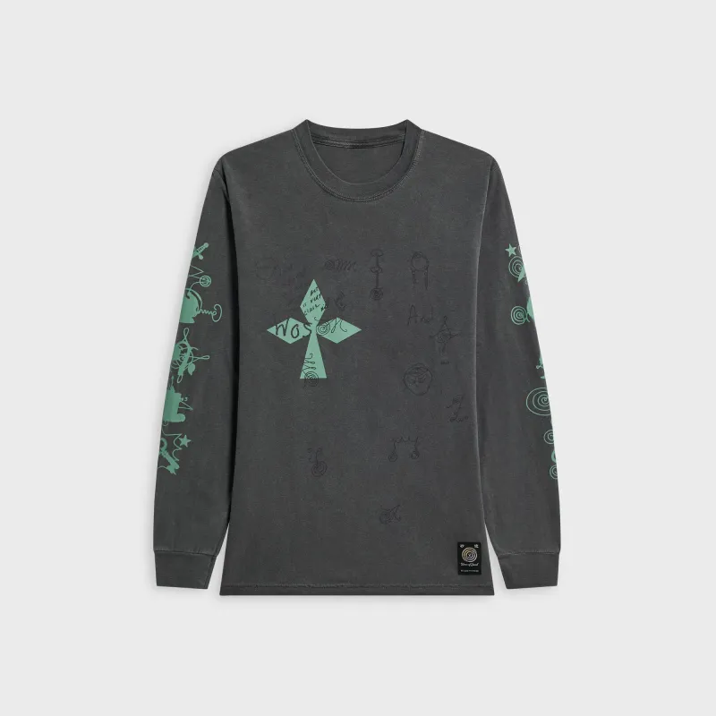 Wave of Sand x Nicola Long Sleeve Tee - Pepper made by Kith