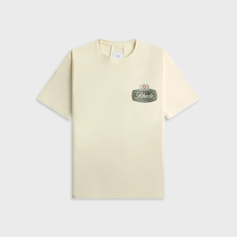 Rhude Desert Crest Tee - Vintage White / Silver made by Rhude