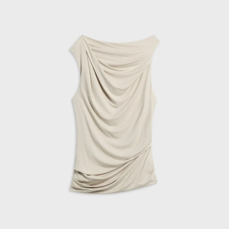 Entire Studios Drape Top - Stone made by Entire Studios