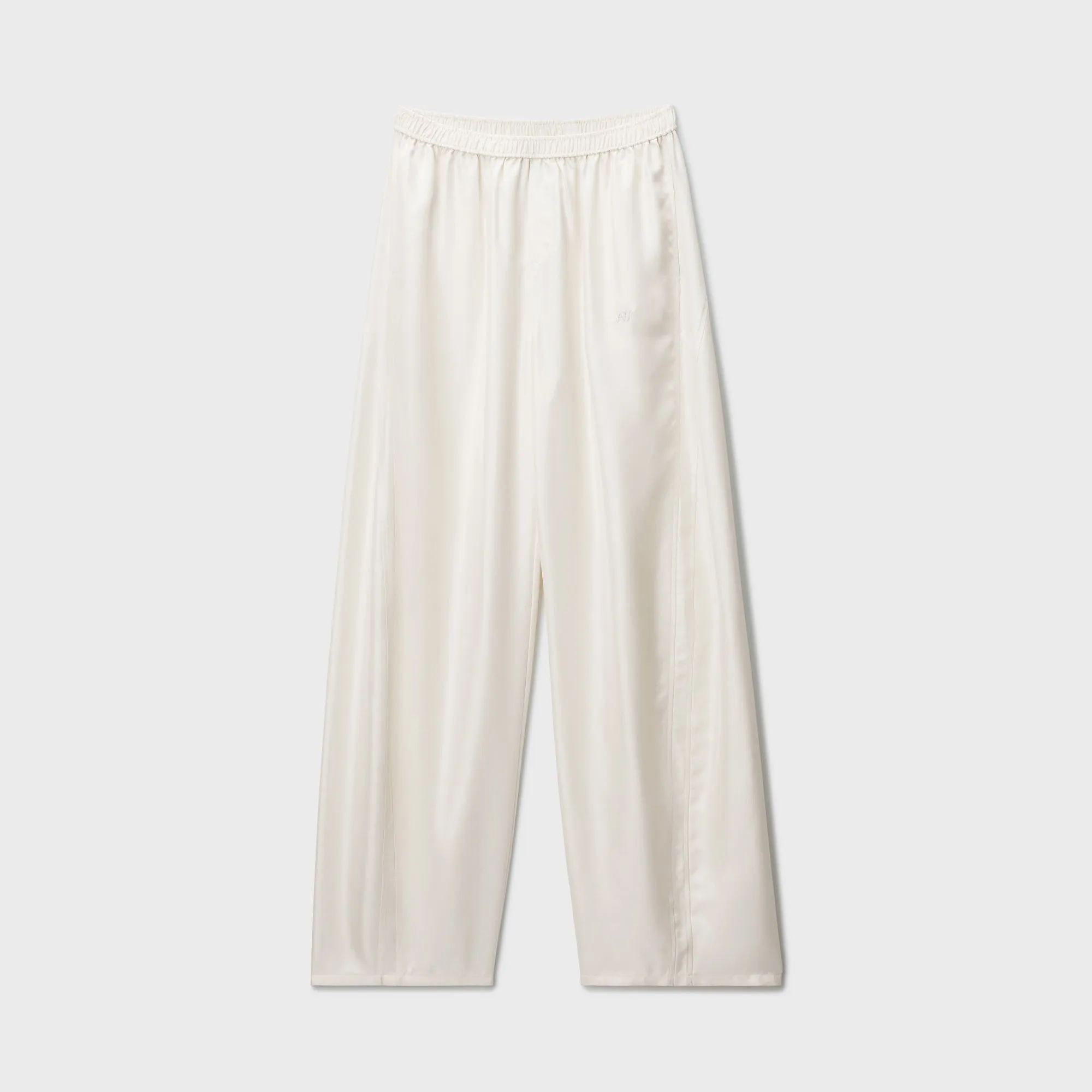 Alexander Wang Silk Mid Rise Track Pant - Ivory sold by Kith