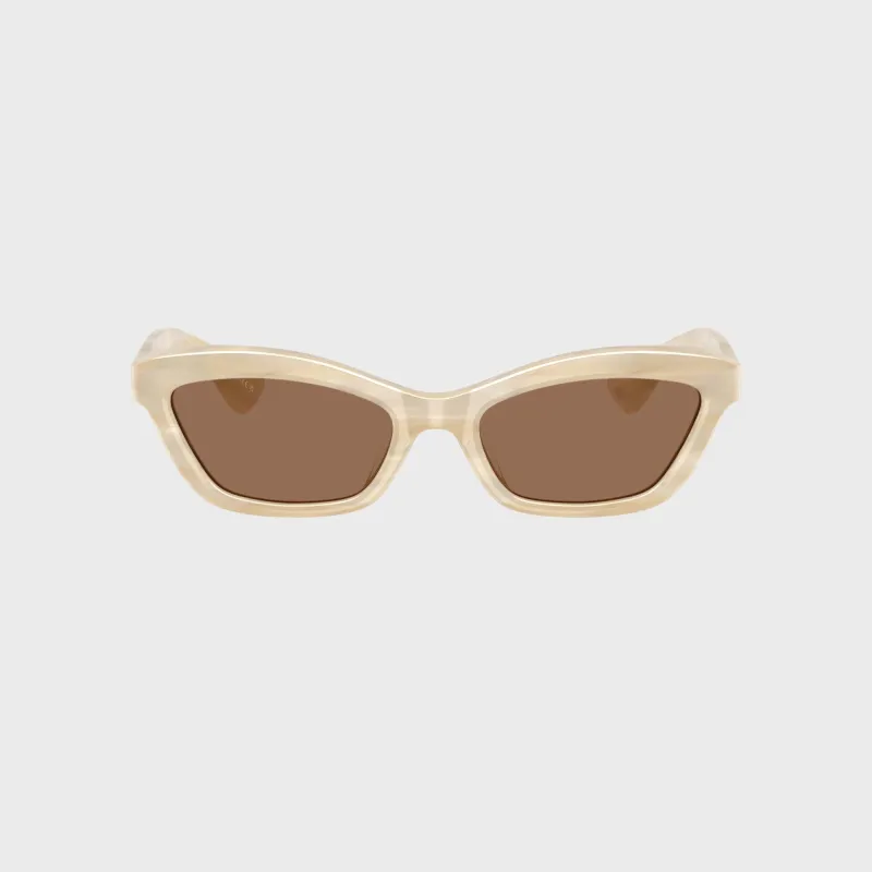 KHAITE x Oliver Peoples 1997C Sunglasses - Beige Silk / Brown made by Kith