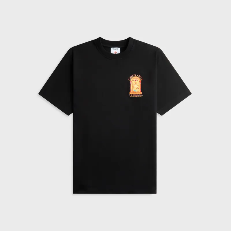 Casablanca Hermons Mirage Arch Print Tee - Black made by Casablanca