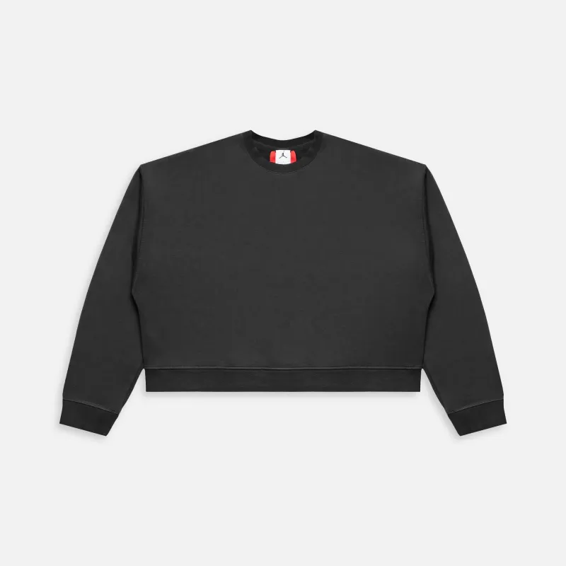 Jordan In1House Crop Crewneck - Black made by Jordan