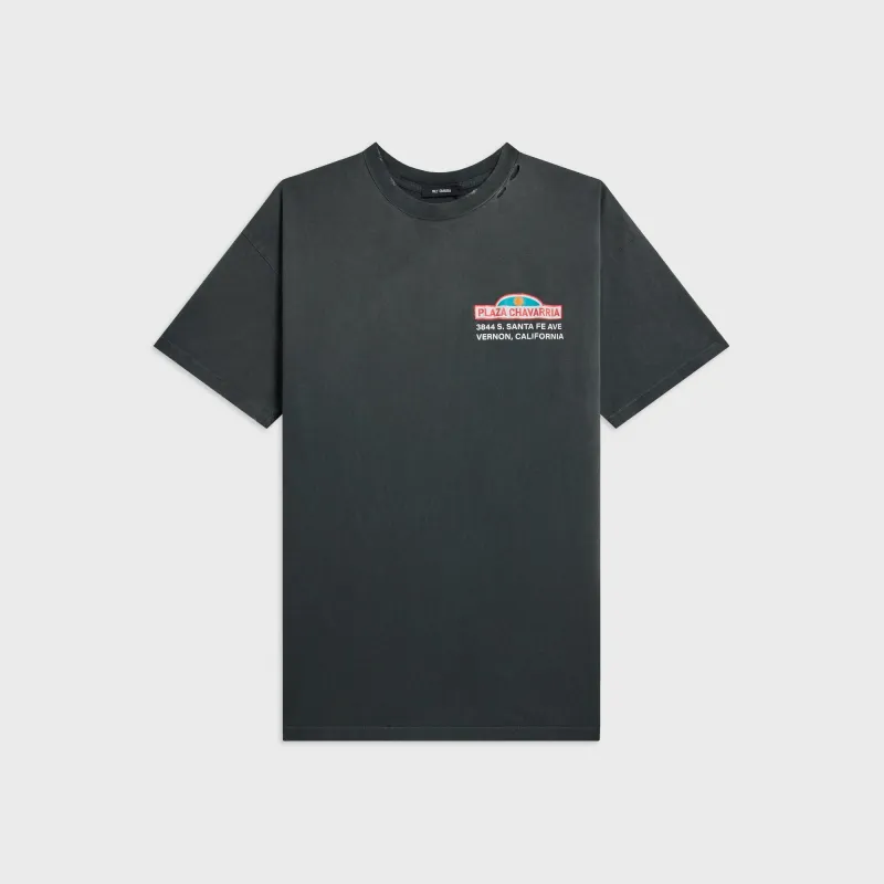 Willy Chavarria Plaza Chavarria Easy Tee - Pirate Black made by Willy Chavarria
