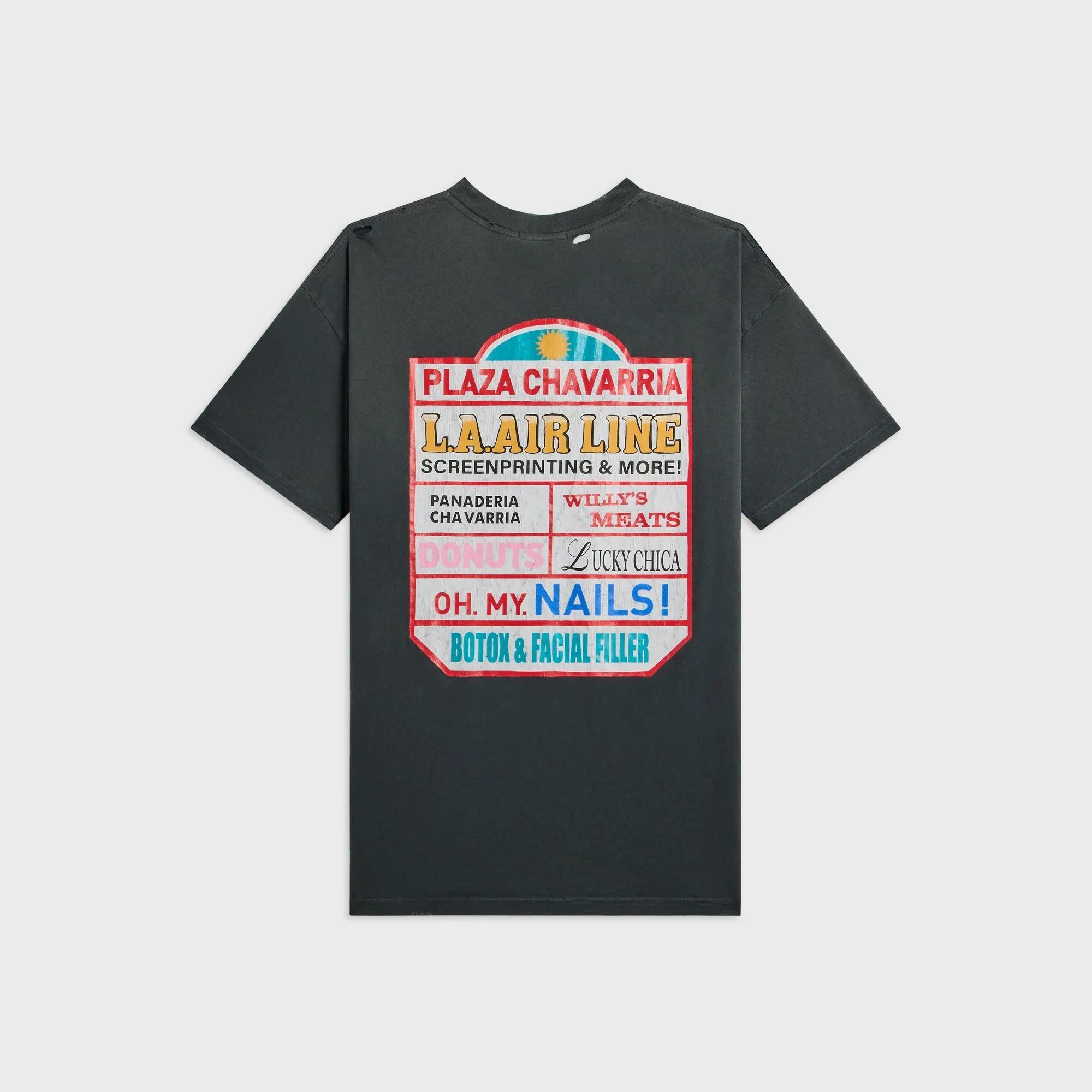 Willy Chavarria Plaza Chavarria Easy Tee - Pirate Black sold by Kith product image thumbnail 2