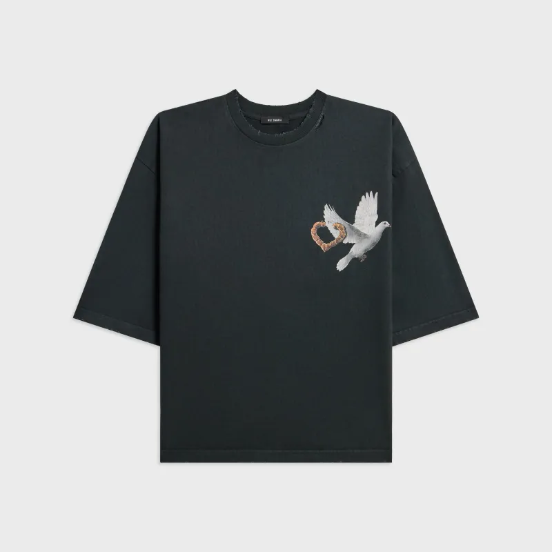 Willy Chavarria OS El Movimiento Buffalo Tee - Pirate Black made by Willy Chavarria