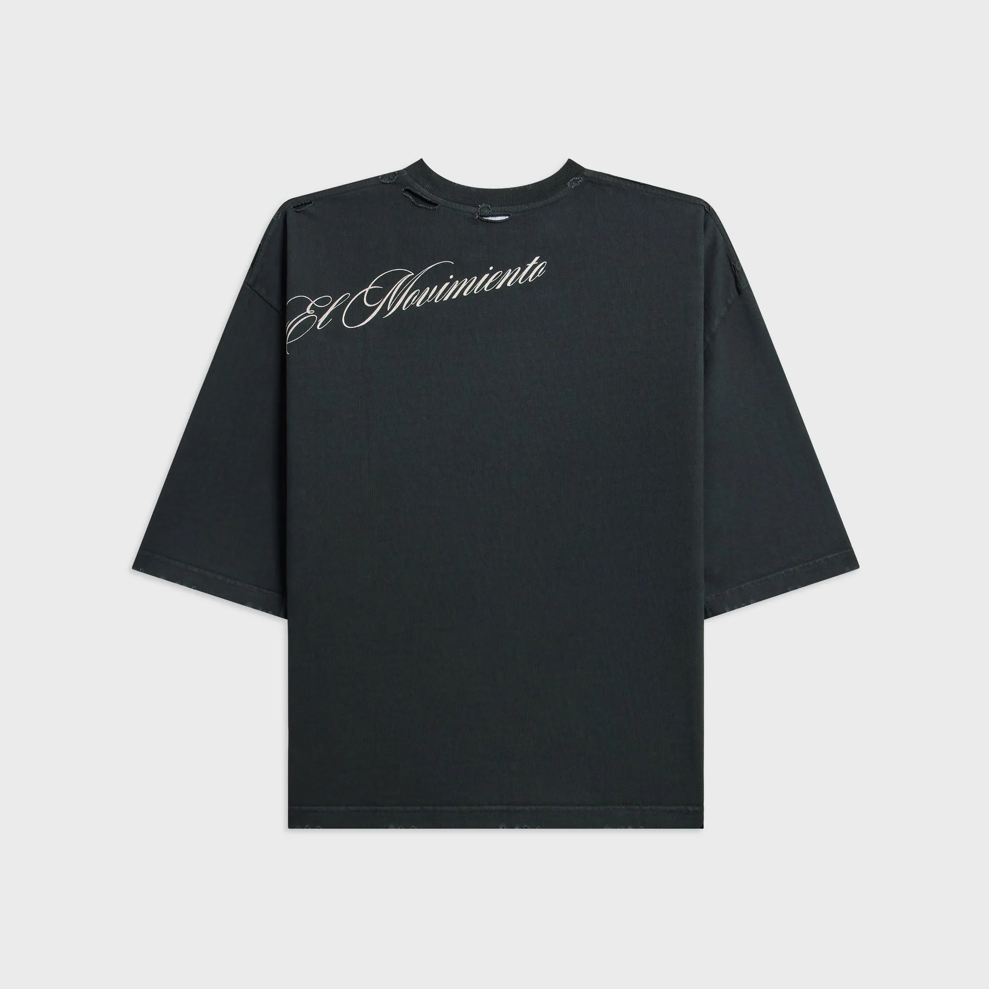 Willy Chavarria OS El Movimiento Buffalo Tee - Pirate Black sold by Kith product image thumbnail 2