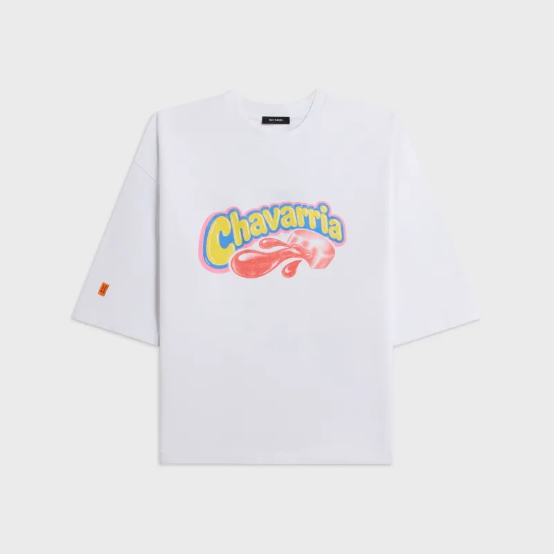 Willy Chavarria OS Chavaloo Buffalo Tee - Snow White made by Willy Chavarria