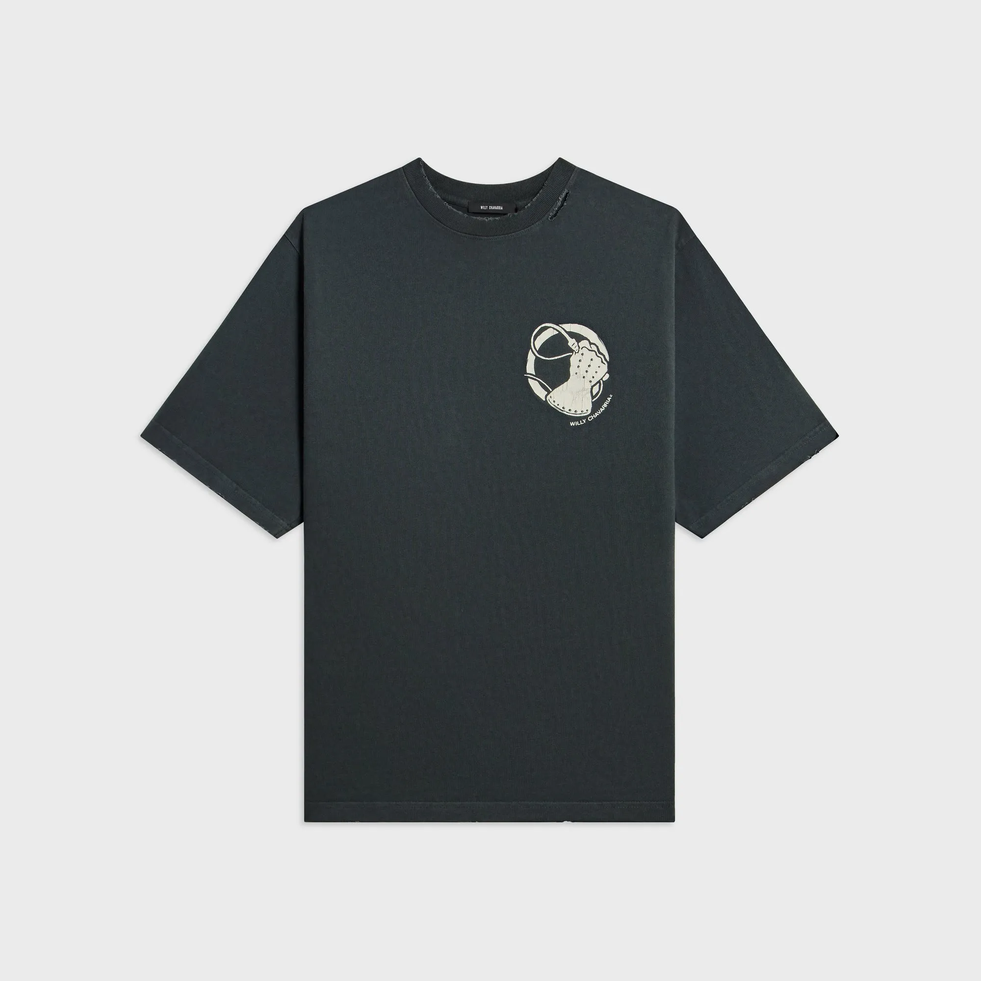 Willy Chavarria Lower Education Standard Tee - Black Beauty sold by Kith