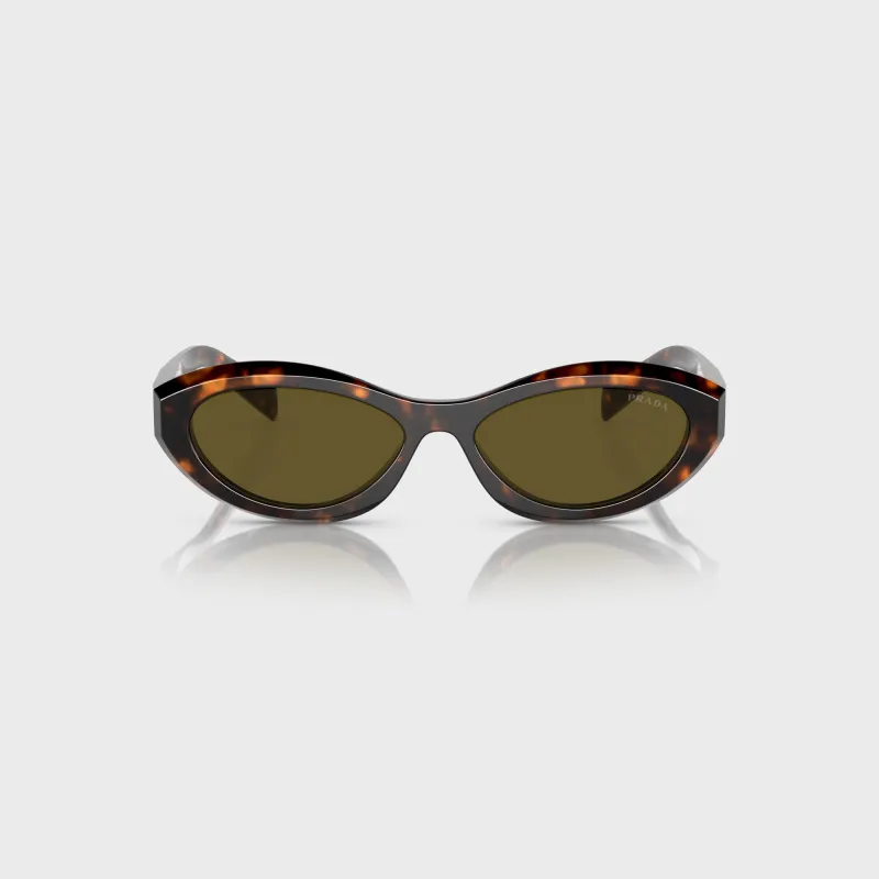 Prada PR 26ZS Sunglasses - Honey Tortoise / Dark Brown made by Prada