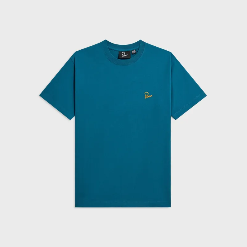 by Parra Signature Tee - Blue made by by Parra