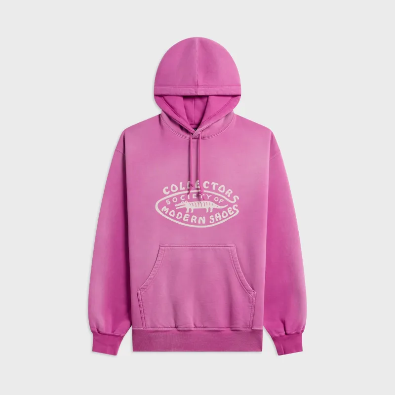 by Parra Gator Shoes Hooded Sweatshirt - Pink made by by Parra